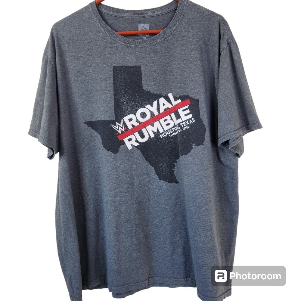 WWE Mens Royal Rumble Houston TX January 26 2020 Short Sleeve Tee Size 2X